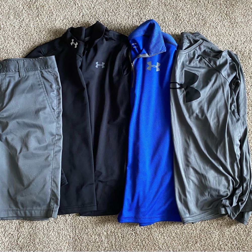 Boys Under Armour Shirt and Shorts Bundle